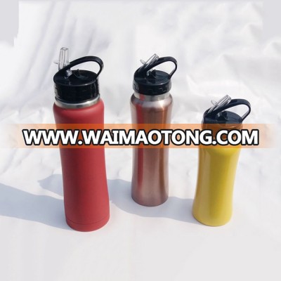 Hot Selling Powder Coated Water Bottle Stainless Steel Sports Water Bottle With Customized Logo