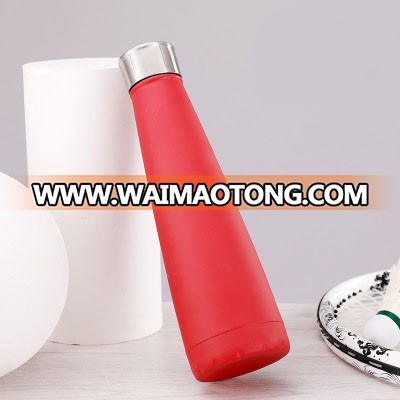 New Design Cola Shape Powder Coated Vacuum Insulated Stainless Steel Water Bottle Outdoor Thermos Water Bottle