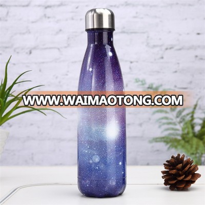 Fashion Fantasy starry sky Thermos cup water  bottles stainless steel water bottle can do min MOQ  custom design logo