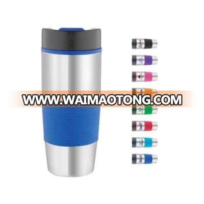 Hot Sale Double-wall Stainless Steel Tumbler with Color Plastic Liner